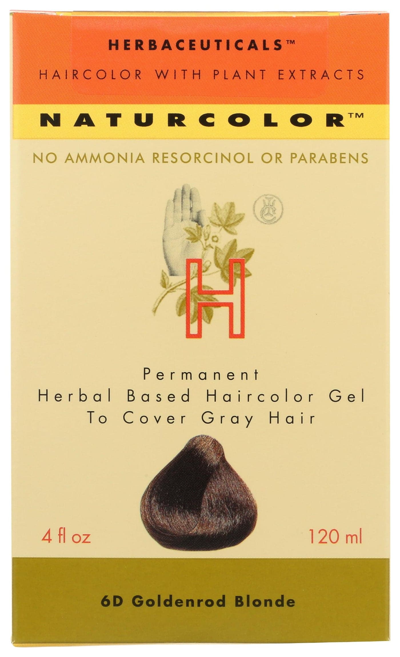 naturcolor Haircolor Goldenrod Hair Dye 4 Fl Oz 6D