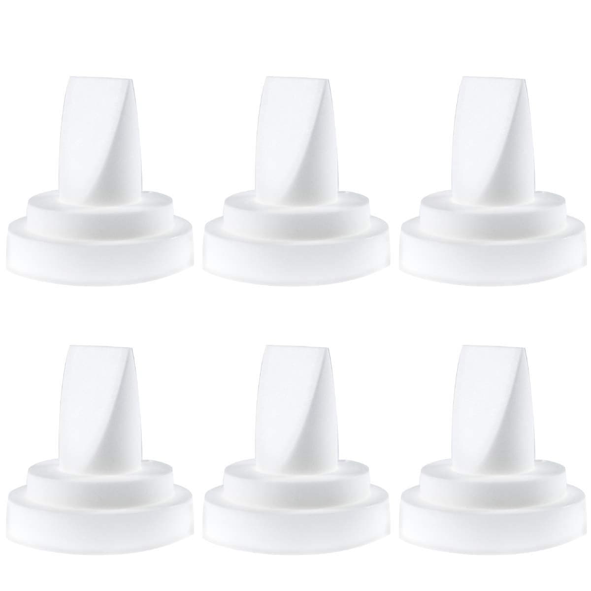 Nenesupply 6 pc Duckbill Valves Compatible with Medela and Spectra Pump Parts Use on Spectra S2 Spectra S1 Pump in Style Harmony Symphony Replace Spectra Duckbill Valves and Medela Valve