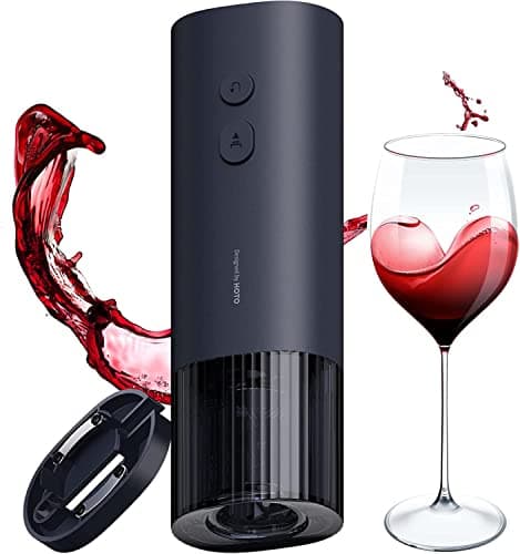 HOTO Electric Wine Opener Automatic Bottle Opener with Foil Cutter Uncorks 170 Bottles 10s Instant Opening Battery Operated Corkscrew Wine Opener Perfect Ideal for Wine Lover Wedding Party Home