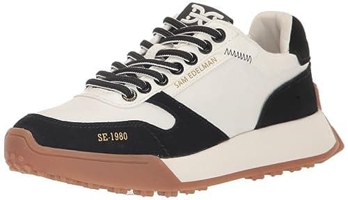 Sam Edelman Layla Sneaker Black/White 8.5 Medium
