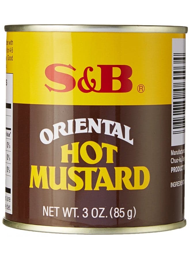 S&B Oriental Hot Mustard Powder, 3-Ounce