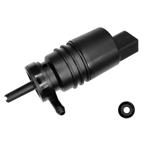 Hirificing Windshield Wiper Pump Replacement Windshield Washer Fluid Pump with Grommet for BMW MercedesBenz 67128362154 67128377612 Standard Car Accessories Parts for Most VehiclesBlack