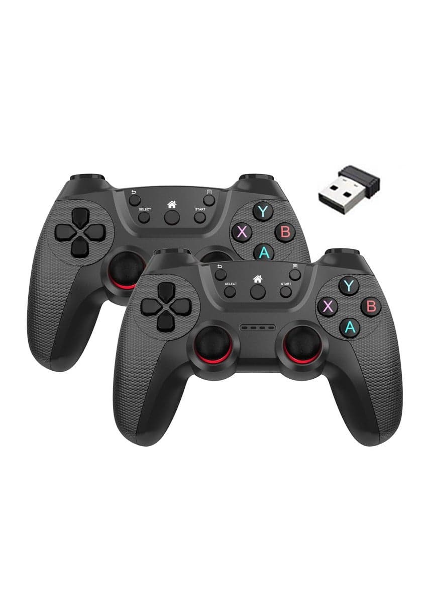 2.4G Doubles Wireless Gamepad for Linux/Android Phone Wireless Controller, TV Computer, Double Controller