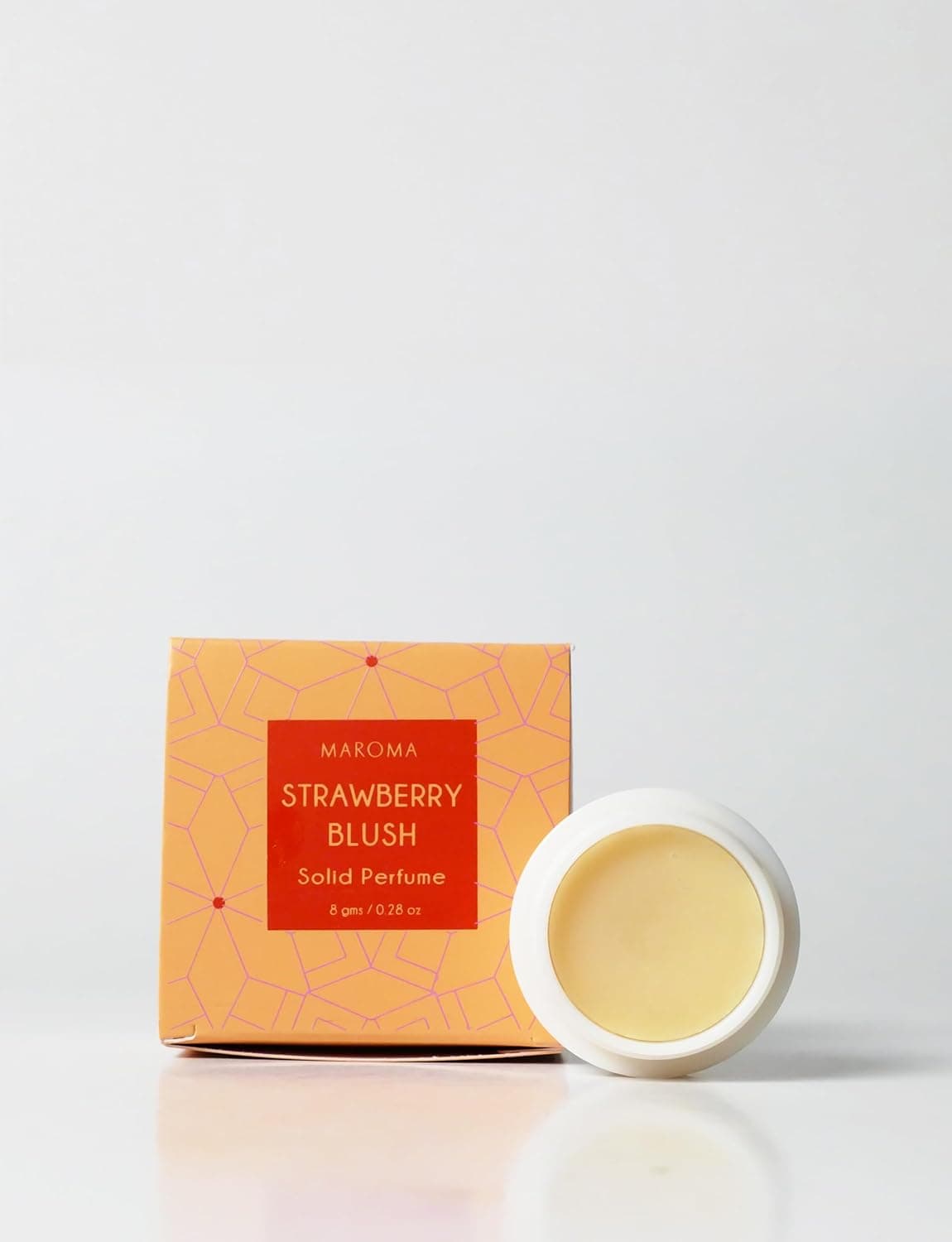 Maroma Solid Perfume Strawberry Blush 8 Gms