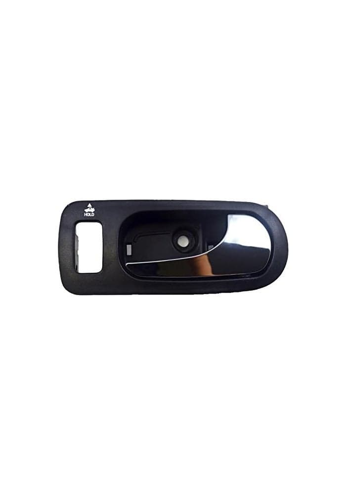 PT Auto Warehouse GM-2312MA-FR - Inside Interior Inner Door Handle, Black (Ebony) Housing with Chrome Lever - Passenger Side Front