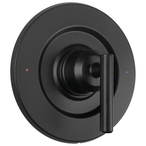 T2901BL Shower Handle Compatible with Moen Gibson PosiTemp Valve Trim Kit Matte Black Shower Compatible with Moen Gibson PosiTemp ShowerTub 2510252025702590 Pressure balanced Valves