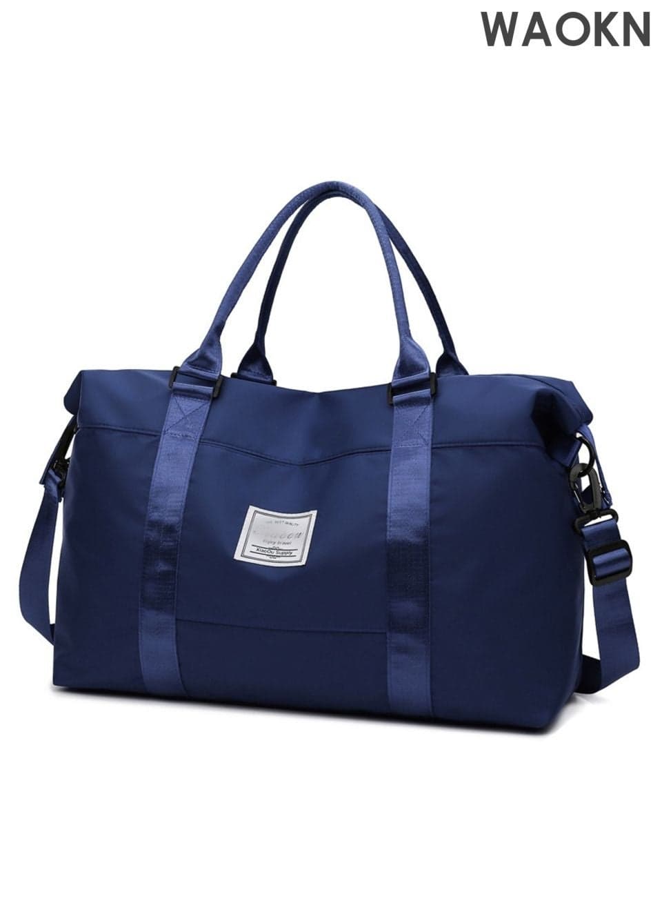 Travel Duffle Bag, Large Capacity Gym Bag, Sports Tote with Dry and Wet Separated Pocket, Multi Pocket Luggage Bag, Weekender Overnight Bag, Water Resistant Workout Bag for Women and Men, Shoulder Bag Tote Bag, blueCarry-on Travel Bags