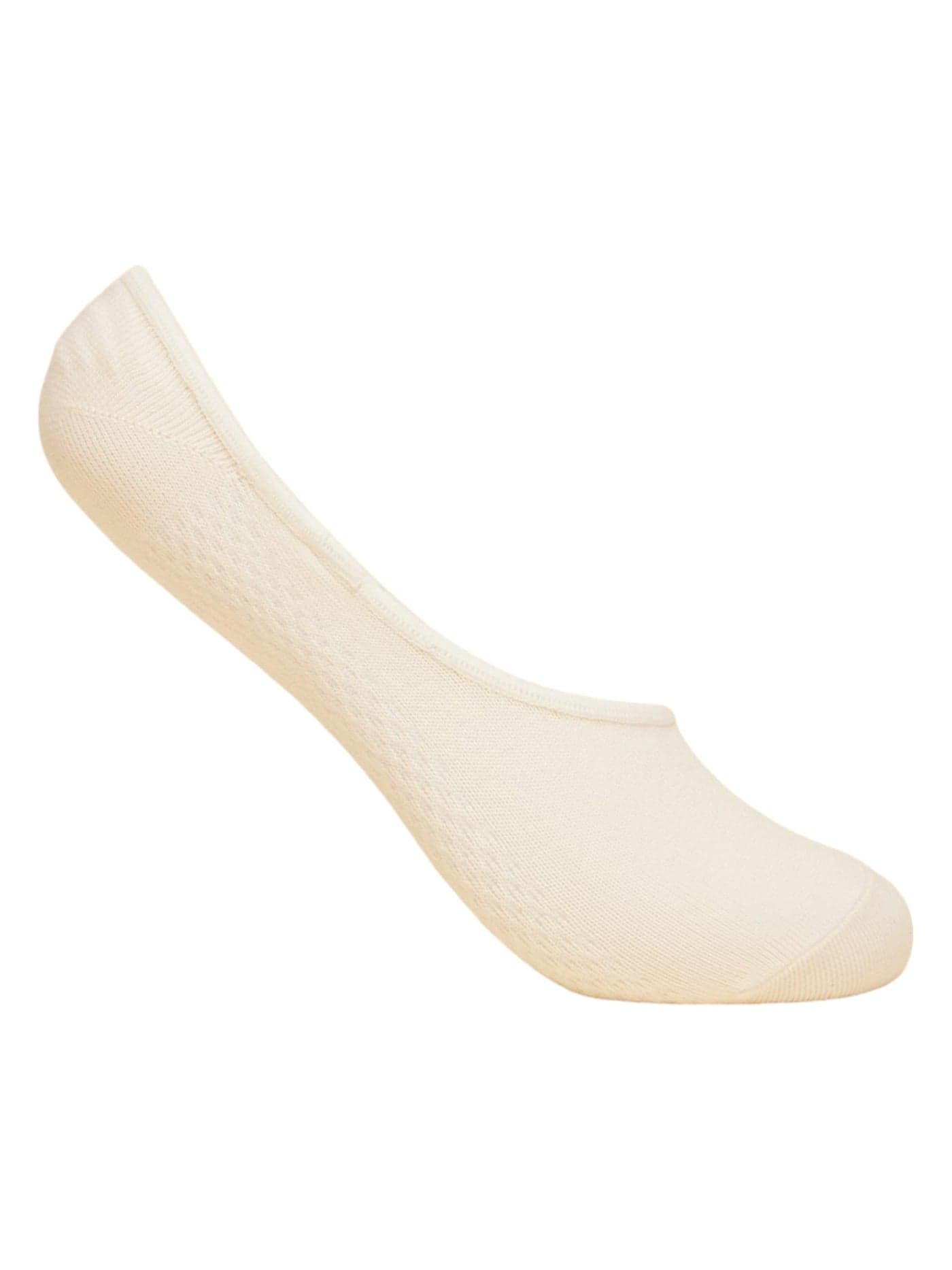 Manyavar Warm White Cotton Loafer Socks|Anti Slip|No Show Socks|Low Cut Ankle Socks
