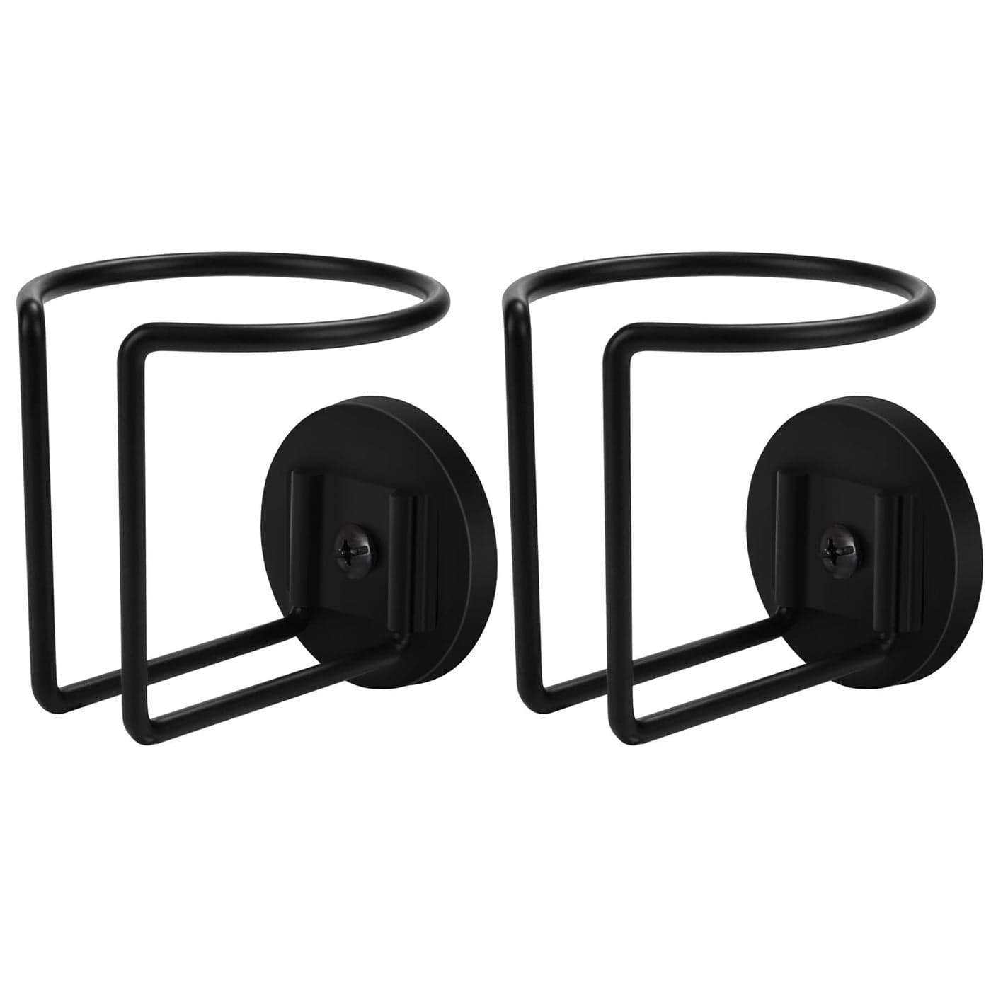 2 Pack Magnetic Cup Holder Durmmur SUS 304 Stainless Steel Magnetic Cup Caddy Magnetic Drink Holder for Tractor Mower Truck School Bus Refrigerator Treadmill Magnet Can Holder on Metal Surface