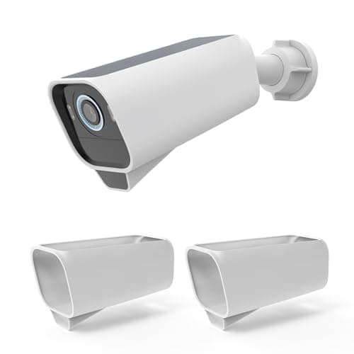 HOLACA Silicone Housing Skin Cover for eufyCam S3 Pro Security Camera, Dustproof, White (2 Pack)