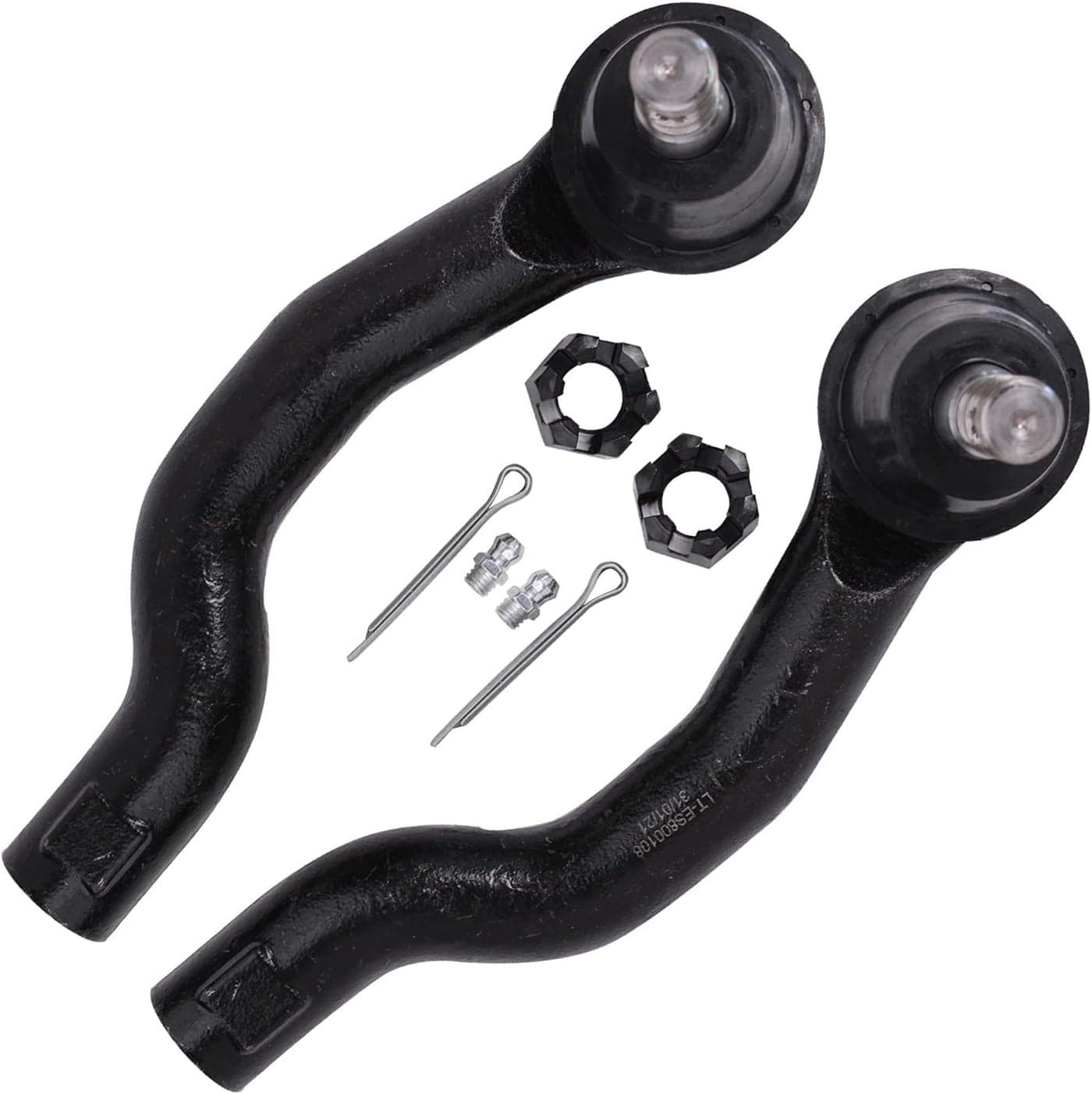 Detroit Axle Front Outer Tie Rod Ends Replacement for Nissan Frontier, Pathfinder, Xterra - 2pc Set