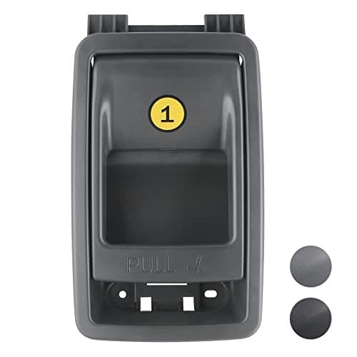 TQPONLY Folding Seat Latch Release Handle | Compatible with 11-20 Toyota Sienna | Replaces 75220 72909-08011 (Gray)