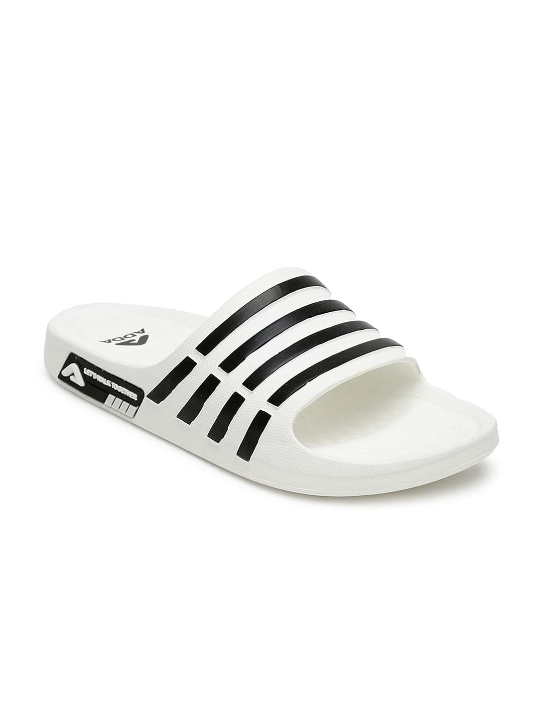 ADDA (LABEL) Men's Tm-next Gen White Ethylene Vinyl Acetate Slide - 10