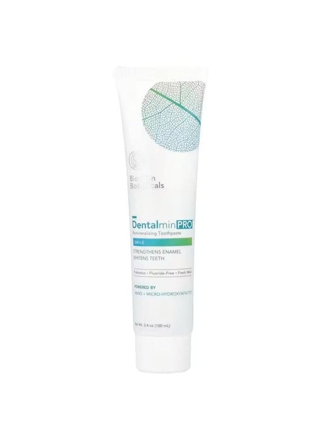 Biocidin Botanicals, Dentalmin Pro™, Remineralizing Toothpaste, Fresh Mint, 3.4 oz (100 ml)