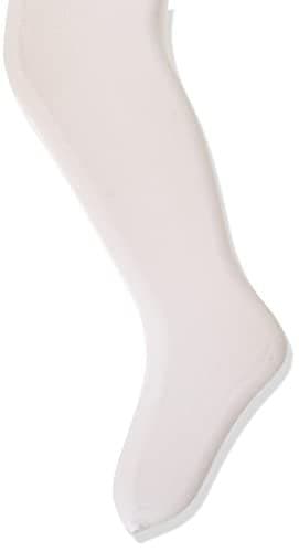 Jefferies Socks Baby Girls' Newborn Microfiber Rhumba Tights, White, 6-18 Months, 1441