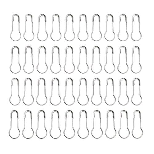 500Pcs Metal Gourd Safety Pins Small Steel Wire Craft Clothing Tag Pin Clip Buttons Clothing Trimming Fastener Tool DIY Home Accessories Silver