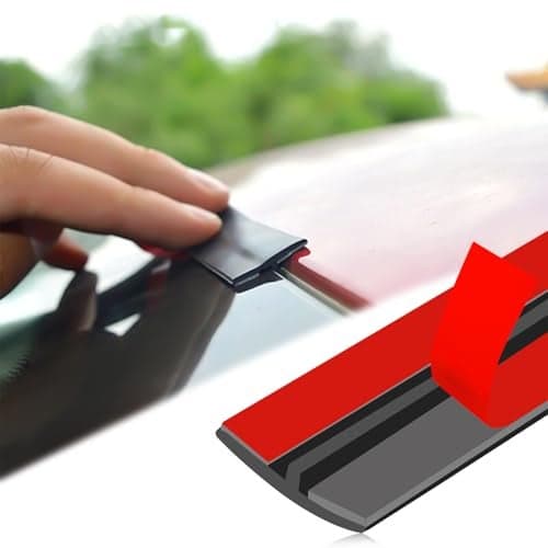 Pvotawp Sunroof Seal Car Weather Stripping Windshield Rubber Seal 14mm T Shape Car Window Seal Strip Weatherstrip Adhesive Dust Proof Waterproof Front Rear Windshield Seal Cover Trim328ft10M