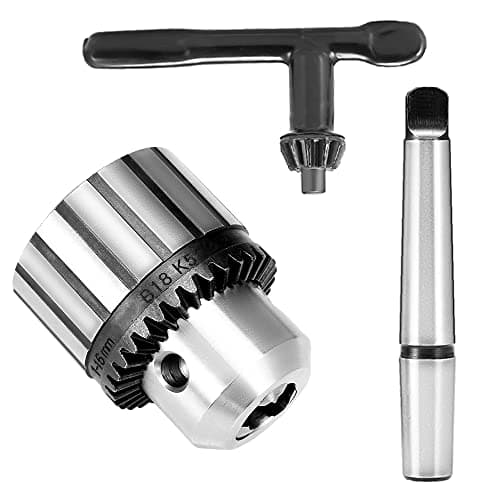 Anxingo 1/8"-5/8" (3-16mm) MT2-B18 Heavy Duty with K32 Chuck Key