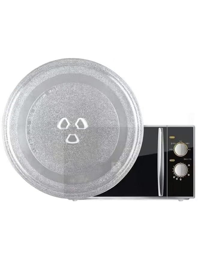 25.5 cm Replacement Microwave Plate Microwave Turntable Tray - Y-shaped Scratch-Resistant Shatterproof Easy to Clean Dishwasher Safe Cooking Tray Replacement Accessories