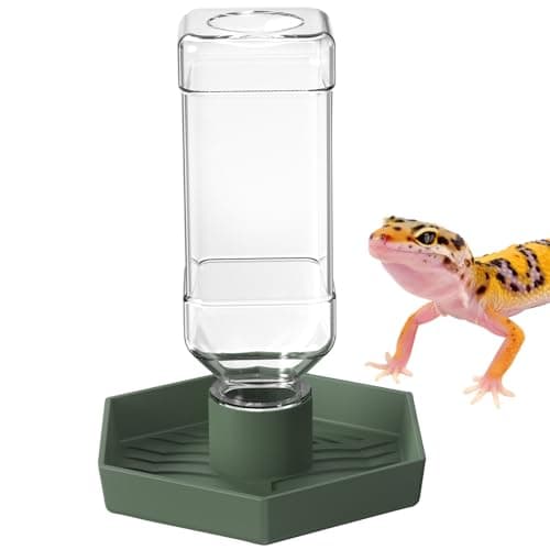 NOMOY Reptile Water DispenserBearded Dragon Water Bowl Small Water Dish for Tortoise Bowls for Reptiles Amphibians S
