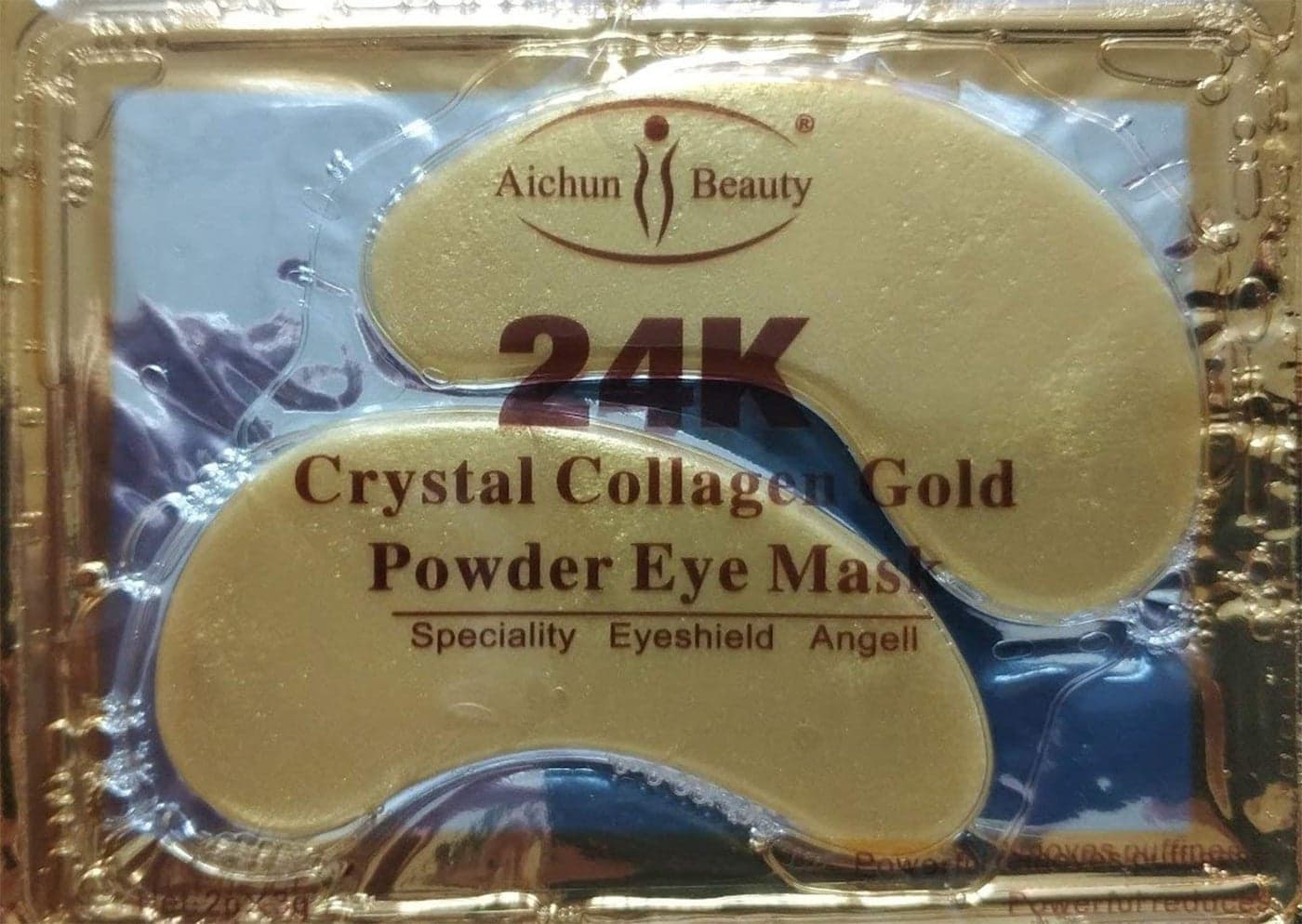 AICHUN BEAUTY 10203040100 Pairs Crystal 24K Gold Powder Gel Collagen Eye Mask Sheet Patch Anti Ageing Remove Bags Dark Circles Puffiness Skincare Anti Wrinkle Moisturising 30