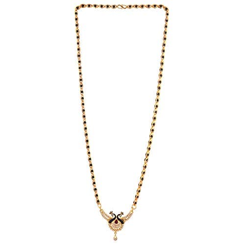 Handicraft Kottage Gold Plated Mangalsutra for Women (Golden)