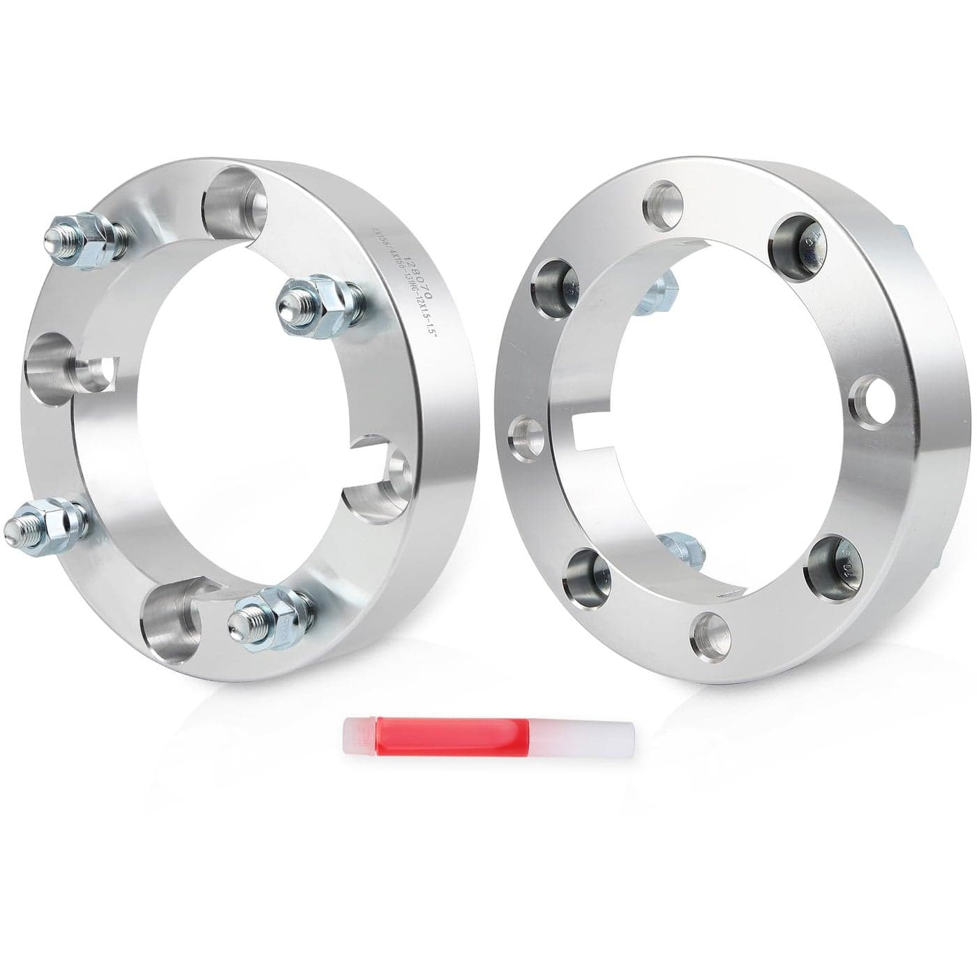 SCITOO 2Pcs 4x156 Wheel Spacers 15 inch Thread Pitch 12x15 Hub Bore 131mm 4 Lug Wheel Spacers Fit for Polaris RZR XP 4 1000 Premium 20202022