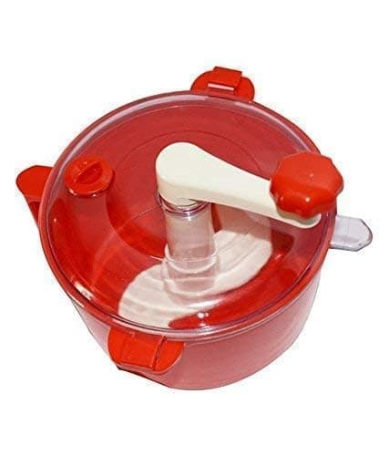 HOMETIC 2 in 1 Ata Maker Automatic NonElectric Dough Maker Atta Maker Machine for Kitchen Roti Maker for Home RED Pack of 1