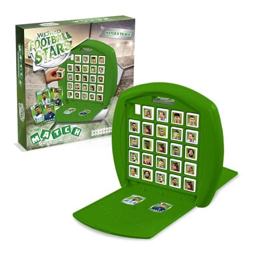 Top Trumps Match Soccer Game World Football Stars Family Board Games for Kids and Adults Matching Game and Memory Game Fun Two Player Kids Games Memories and Learning for Kids 4 and up