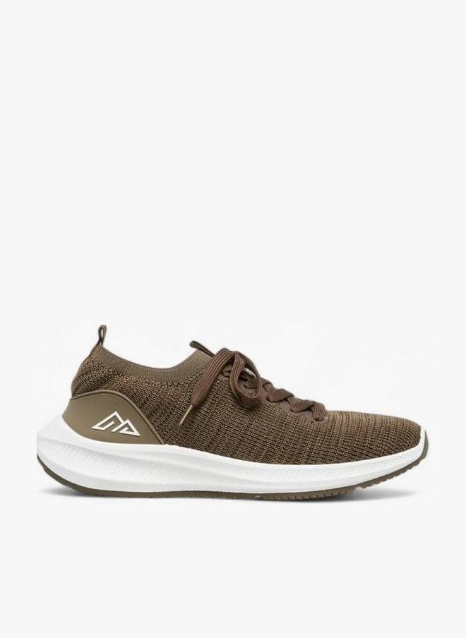 Panelled Lace-Up Sports Shoes — 44 EU