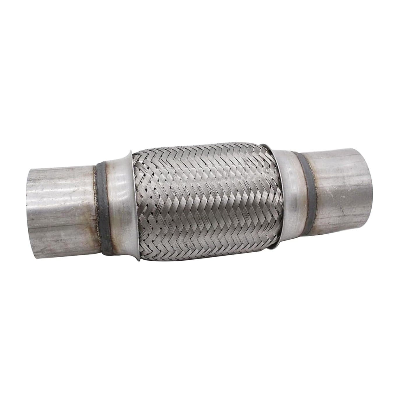 TAKPART 25 x 6 Exhaust Flex Pipe Double Braided Exhaust Flex Pipe Tube 10OL Exhaust Flex Pipe Dia2 12