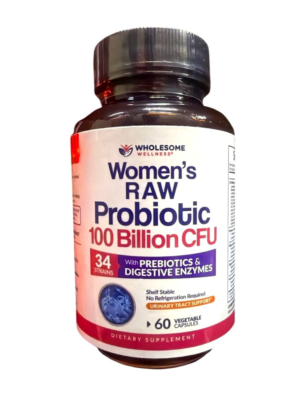 Dr. Formulated Raw Probiotics for Women 100 Billion CFUs 60 Capsules