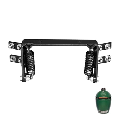 Vankey Hinge Assembly for Large Big Size Green Egg Grill Powder Coated Steel Replacement Hinges with Spring Durable WeatherResistant Hinge Kit for Large Green EggLOnePiece