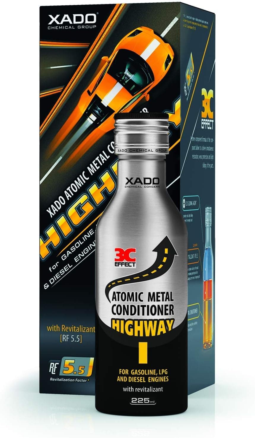 XADO Highway Atomic Metal Conditioner 225ml