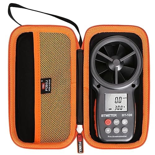 FBLFOBELI Hard Carrying Case for BTMETER BT-100 Handheld Anemometer
