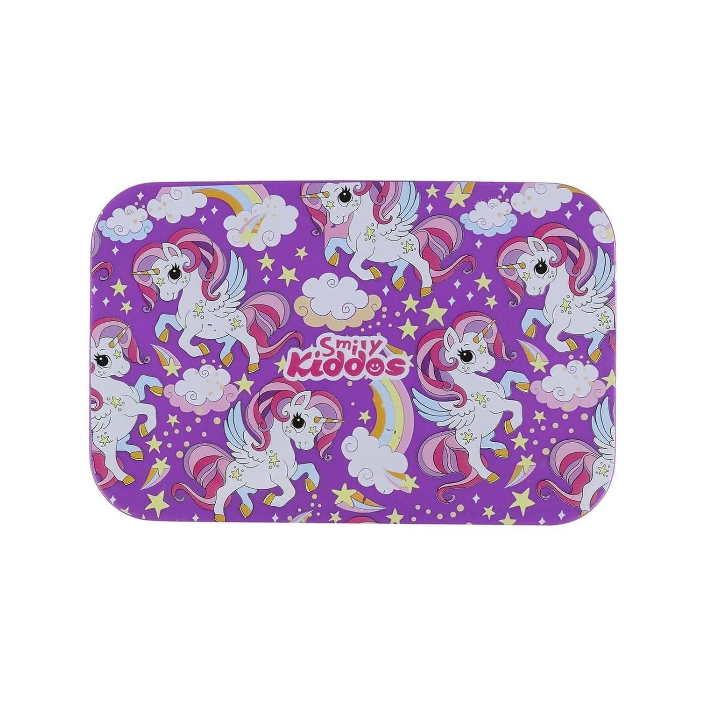Smily Kiddos Purple Unicorn -Themed Stainless Steel Insulated Brunch Pack for Kids Aged 3-5 | 175ml & 925ml Containers | BPA-Free and Food-Grade Quality