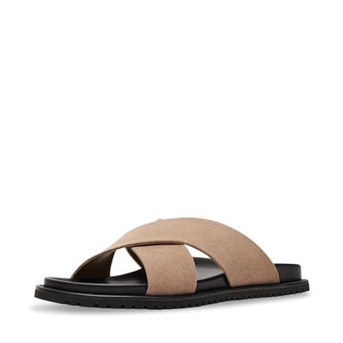 Steve Madden Men's CALOY Sandal, Sand, 7