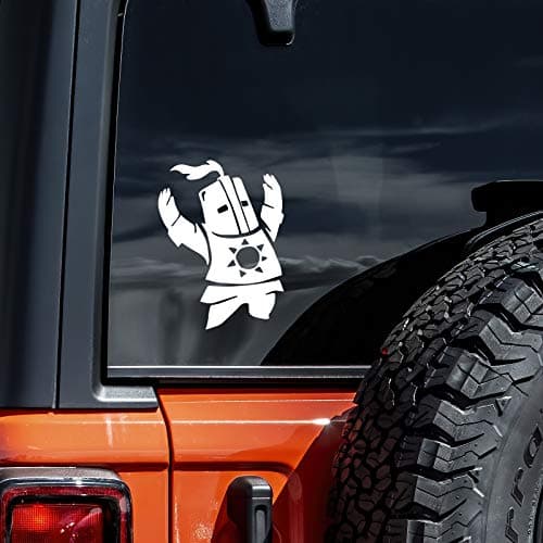 Dark Souls Praise The Sun Decal Vinyl Sticker Auto Car Truck Wall Laptop White 3 x 5