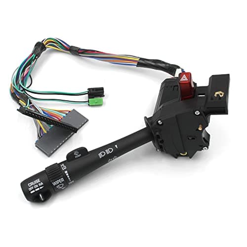 Nakuuly Multifunction Turn Signal Switch Compatible with 1999-2002 Chevy Silverado Suburban Tahoe Avalanche & GMC Sierra Yukon Combination Wiper Arm Lever Replaces # 26100839 3441937