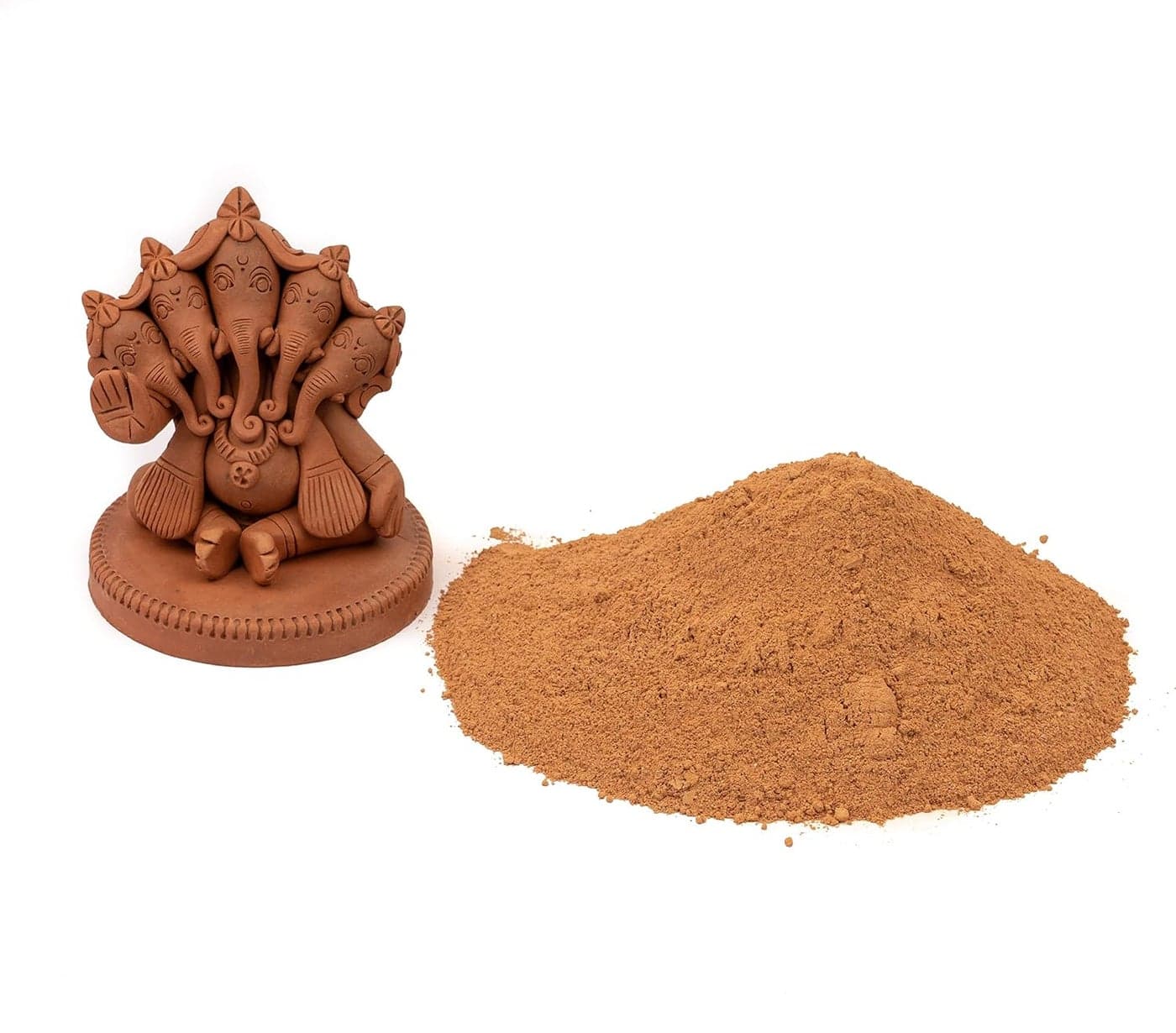 Terracotta Journey DIY Shadu Clay Powder Bag Ready to Use for Home Made Organic EcoFriendly for Ganesha Festival NonToxic Natural Soft for Kids Adults Sculpture and Modeling at SchoolRed1 kg2