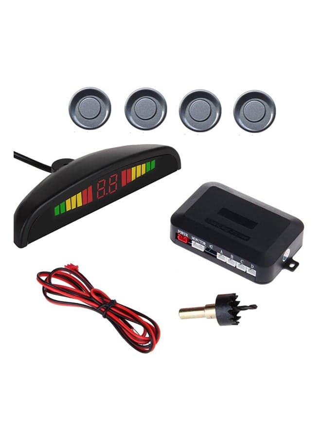 4-Piece LED Car Parking Sensors With Monitor