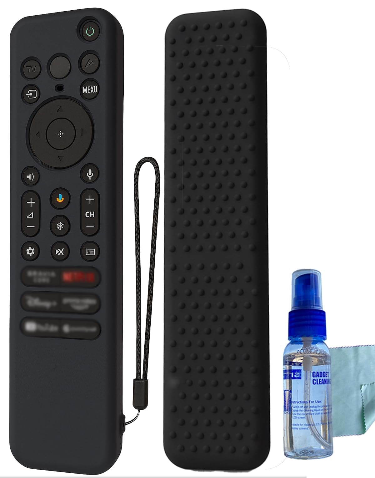 Smashtronics - Silicone Case Cover for Sony TV Remote Control, Sony Remote Cover (RMF-TX800 - Luminous Green)