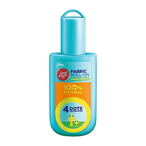 Good Knight 100% Natural Mosquito Repellent Fabric Roll-On | Paediatrician Certified | 8-Hour Protect | Citrus - 8 Ml, Oil