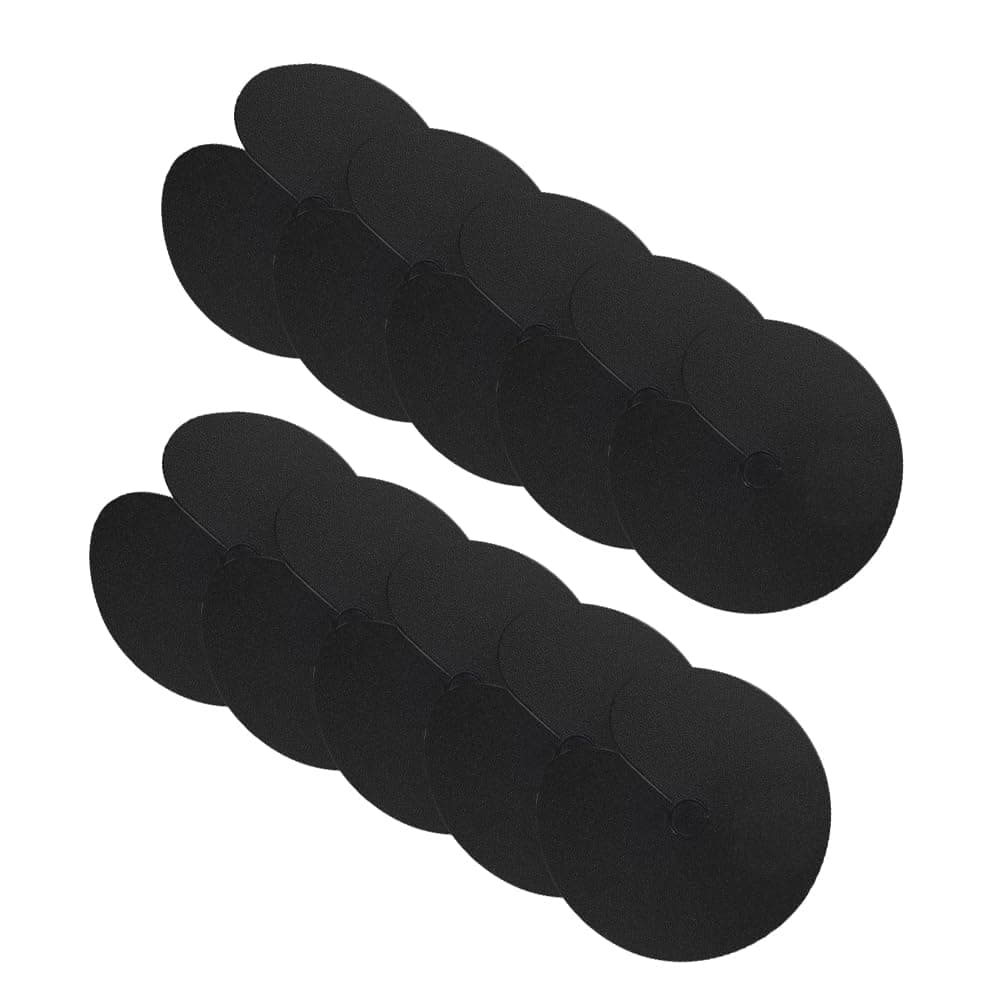 GlamorDove Hair Extensions Heat Protector Shields 10PCS Thick Templates Heat Shield Guards for Hair Extension Bonding Keratin Hair Extension Tools