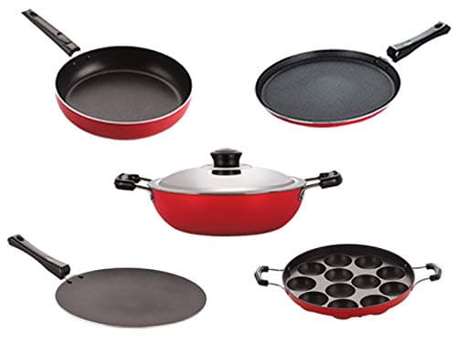 Nirlon Non Stick Kitchen Cooking Gift Item(26_CT_KDB_FT10_FP12)