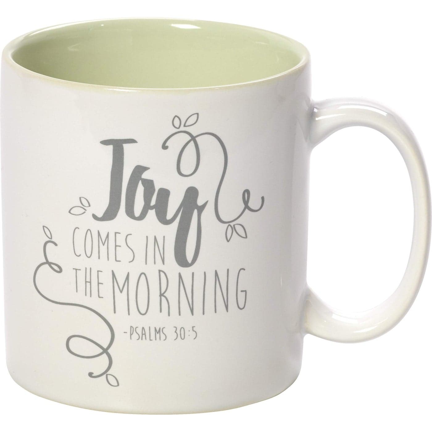 Bountiful Blessings by Precious Moments 173414 Green Stoneware 11oz Coffee Mug Inspirational Home Decor WhiteCream