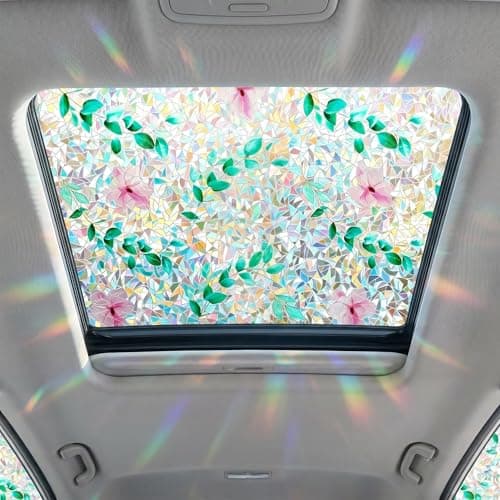 Coavas Rainbow Automotive Window Tint Stained Glass UV Privacy Static Film