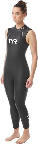 TYR Tyr Women's Hurricane Wetsuit Cat 1 Sleeveless, Black, XS