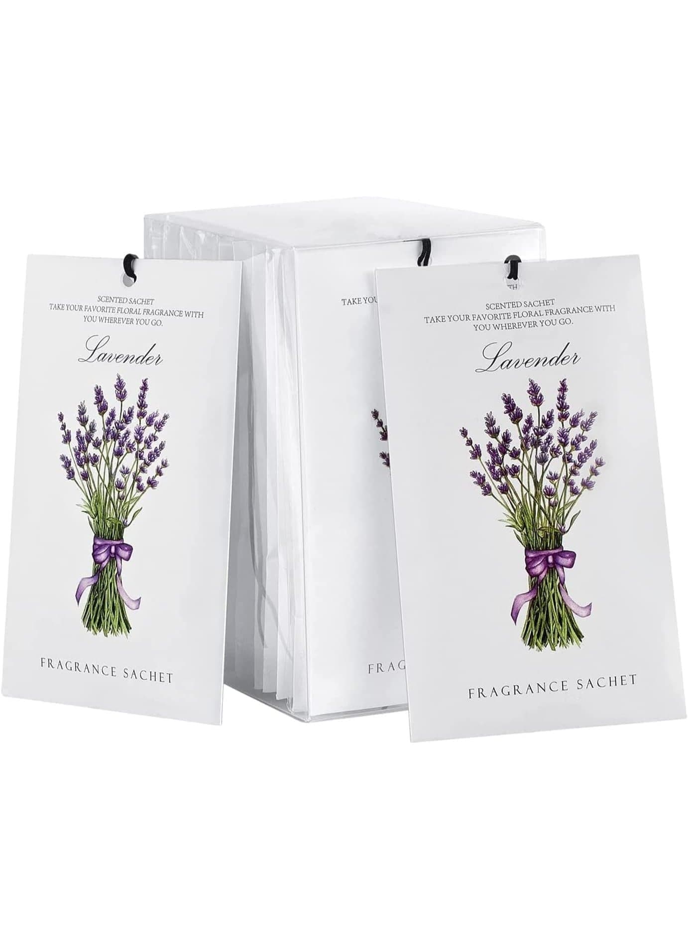 12 Packs Lavender Sachet, Lavender Scented Sachets Air Freshener for Drawer and Closet, Drawer Sachet, Long-Lasting Sachets Bags Drawer, for Drawers, Closets, Car, Home, Lavender Sachet