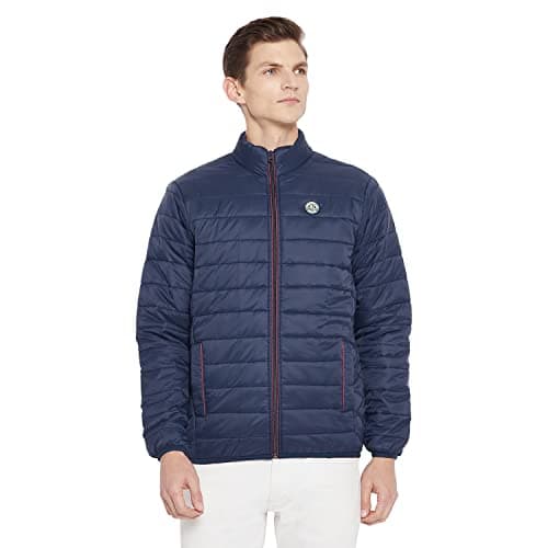 Duke Men Full Sleeve Nylon Standard Length Jacket_WSDZ834_Denim Blue_Medium